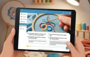 Aprende Bordado con la Ayuda de un App
